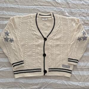 Taylor Swift NIB | Authentic THE CARDIGAN Folklore Cream Cable Knit Sweater | M